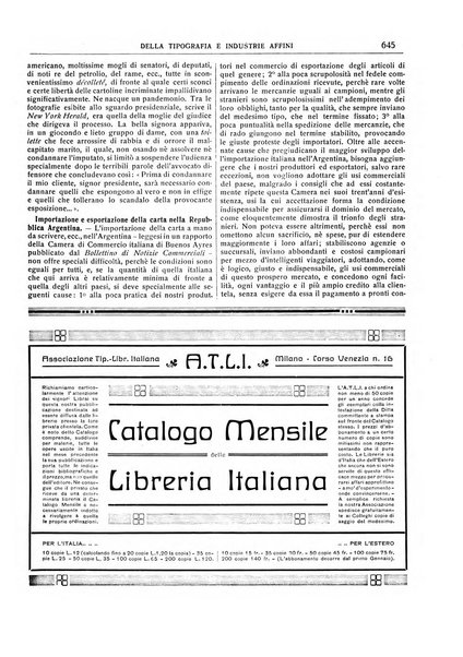 Giornale della libreria della tipografia e delle arti e industrie affini supplemento alla Bibliografia italiana, pubblicato dall'Associazione tipografico-libraria italiana