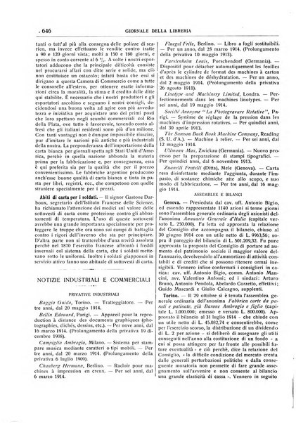 Giornale della libreria della tipografia e delle arti e industrie affini supplemento alla Bibliografia italiana, pubblicato dall'Associazione tipografico-libraria italiana