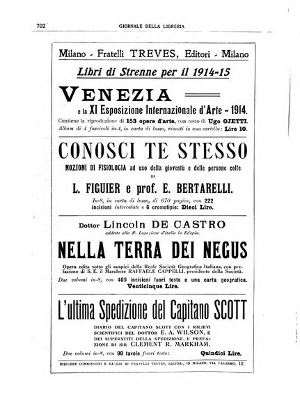 Giornale della libreria della tipografia e delle arti e industrie affini supplemento alla Bibliografia italiana, pubblicato dall'Associazione tipografico-libraria italiana