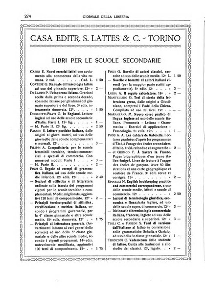 Giornale della libreria della tipografia e delle arti e industrie affini supplemento alla Bibliografia italiana, pubblicato dall'Associazione tipografico-libraria italiana