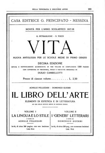 Giornale della libreria della tipografia e delle arti e industrie affini supplemento alla Bibliografia italiana, pubblicato dall'Associazione tipografico-libraria italiana