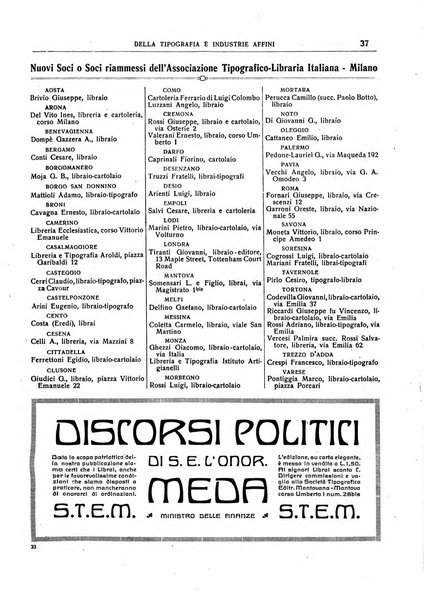 Giornale della libreria della tipografia e delle arti e industrie affini supplemento alla Bibliografia italiana, pubblicato dall'Associazione tipografico-libraria italiana