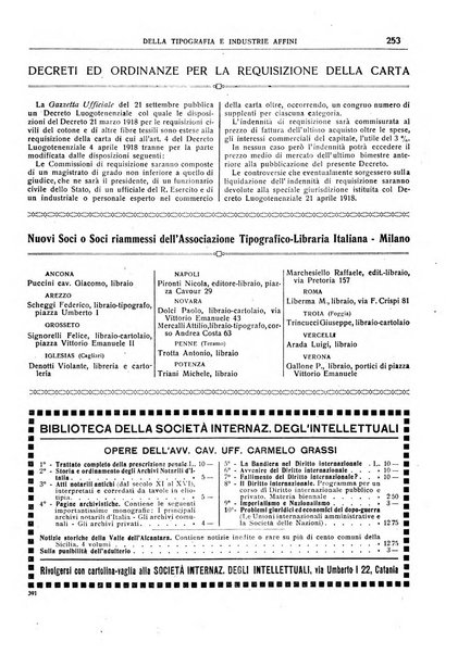 Giornale della libreria della tipografia e delle arti e industrie affini supplemento alla Bibliografia italiana, pubblicato dall'Associazione tipografico-libraria italiana