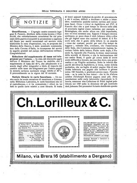 Giornale della libreria della tipografia e delle arti e industrie affini supplemento alla Bibliografia italiana, pubblicato dall'Associazione tipografico-libraria italiana