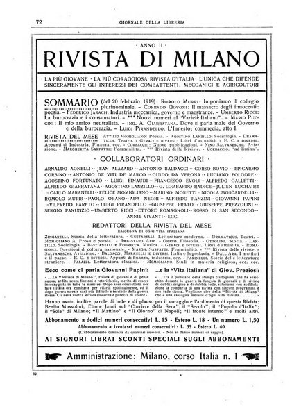 Giornale della libreria della tipografia e delle arti e industrie affini supplemento alla Bibliografia italiana, pubblicato dall'Associazione tipografico-libraria italiana