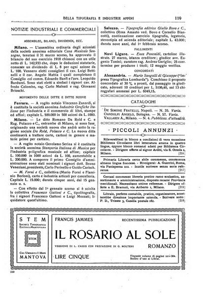 Giornale della libreria della tipografia e delle arti e industrie affini supplemento alla Bibliografia italiana, pubblicato dall'Associazione tipografico-libraria italiana