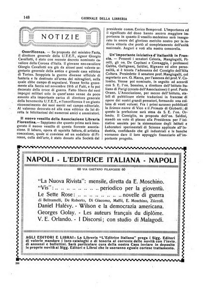 Giornale della libreria della tipografia e delle arti e industrie affini supplemento alla Bibliografia italiana, pubblicato dall'Associazione tipografico-libraria italiana