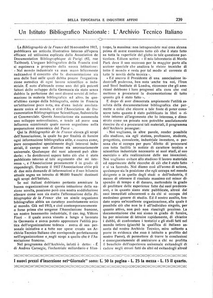 Giornale della libreria della tipografia e delle arti e industrie affini supplemento alla Bibliografia italiana, pubblicato dall'Associazione tipografico-libraria italiana