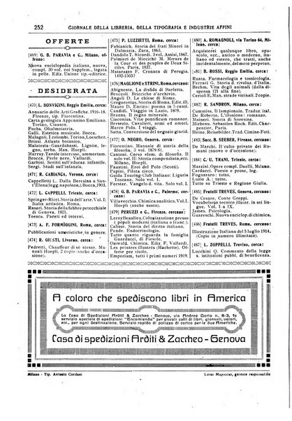 Giornale della libreria della tipografia e delle arti e industrie affini supplemento alla Bibliografia italiana, pubblicato dall'Associazione tipografico-libraria italiana