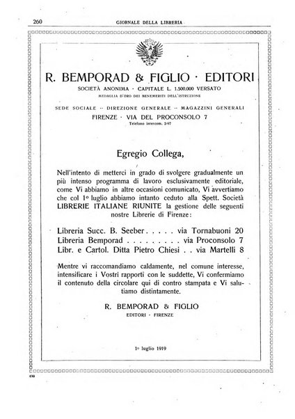 Giornale della libreria della tipografia e delle arti e industrie affini supplemento alla Bibliografia italiana, pubblicato dall'Associazione tipografico-libraria italiana