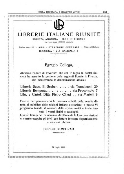 Giornale della libreria della tipografia e delle arti e industrie affini supplemento alla Bibliografia italiana, pubblicato dall'Associazione tipografico-libraria italiana