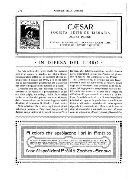 Giornale della libreria della tipografia e delle arti e industrie affini supplemento alla Bibliografia italiana, pubblicato dall'Associazione tipografico-libraria italiana