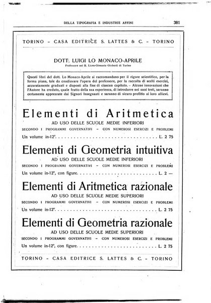 Giornale della libreria della tipografia e delle arti e industrie affini supplemento alla Bibliografia italiana, pubblicato dall'Associazione tipografico-libraria italiana