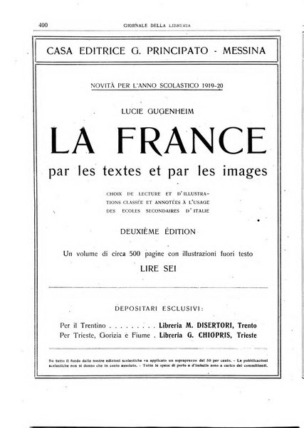 Giornale della libreria della tipografia e delle arti e industrie affini supplemento alla Bibliografia italiana, pubblicato dall'Associazione tipografico-libraria italiana