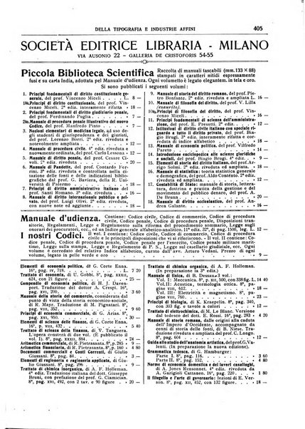 Giornale della libreria della tipografia e delle arti e industrie affini supplemento alla Bibliografia italiana, pubblicato dall'Associazione tipografico-libraria italiana