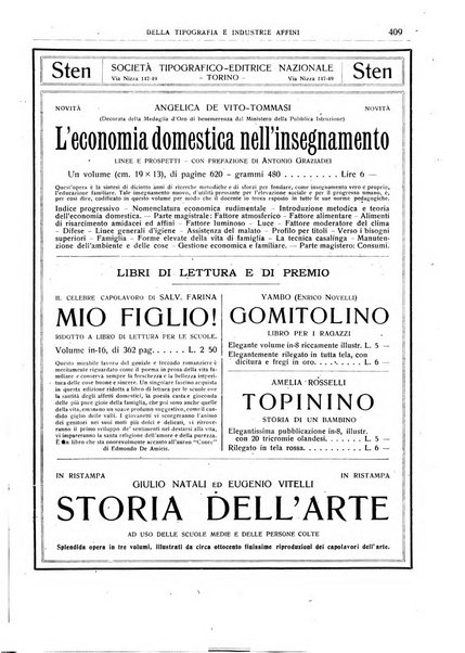 Giornale della libreria della tipografia e delle arti e industrie affini supplemento alla Bibliografia italiana, pubblicato dall'Associazione tipografico-libraria italiana