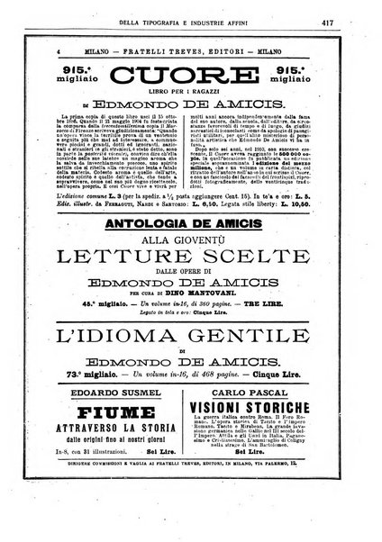 Giornale della libreria della tipografia e delle arti e industrie affini supplemento alla Bibliografia italiana, pubblicato dall'Associazione tipografico-libraria italiana