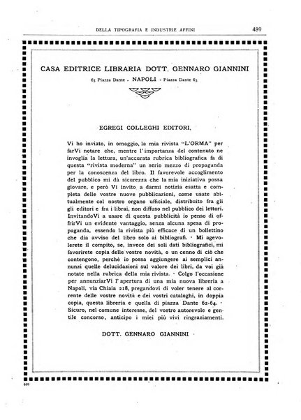 Giornale della libreria della tipografia e delle arti e industrie affini supplemento alla Bibliografia italiana, pubblicato dall'Associazione tipografico-libraria italiana