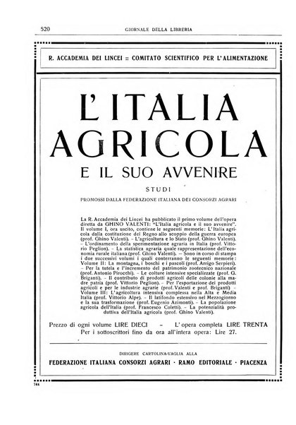 Giornale della libreria della tipografia e delle arti e industrie affini supplemento alla Bibliografia italiana, pubblicato dall'Associazione tipografico-libraria italiana