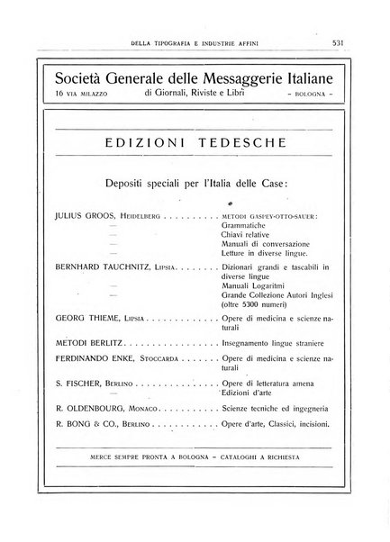 Giornale della libreria della tipografia e delle arti e industrie affini supplemento alla Bibliografia italiana, pubblicato dall'Associazione tipografico-libraria italiana