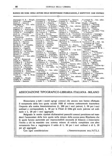 Giornale della libreria della tipografia e delle arti e industrie affini supplemento alla Bibliografia italiana, pubblicato dall'Associazione tipografico-libraria italiana