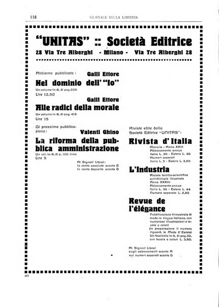 Giornale della libreria della tipografia e delle arti e industrie affini supplemento alla Bibliografia italiana, pubblicato dall'Associazione tipografico-libraria italiana