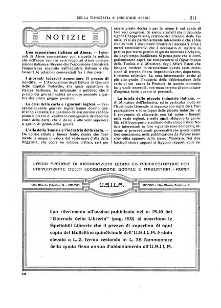 Giornale della libreria della tipografia e delle arti e industrie affini supplemento alla Bibliografia italiana, pubblicato dall'Associazione tipografico-libraria italiana