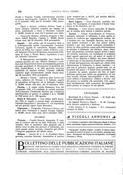 Giornale della libreria della tipografia e delle arti e industrie affini supplemento alla Bibliografia italiana, pubblicato dall'Associazione tipografico-libraria italiana