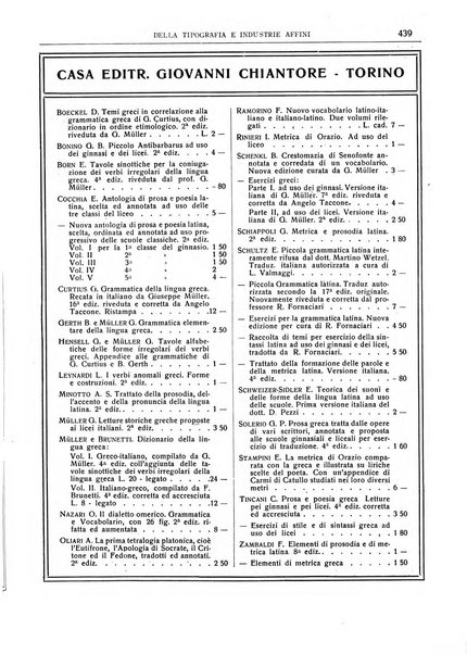 Giornale della libreria della tipografia e delle arti e industrie affini supplemento alla Bibliografia italiana, pubblicato dall'Associazione tipografico-libraria italiana