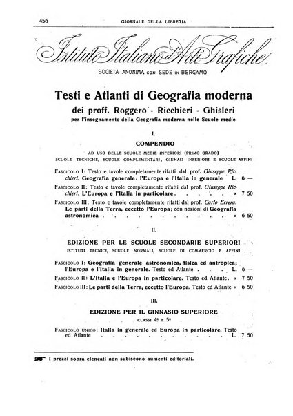 Giornale della libreria della tipografia e delle arti e industrie affini supplemento alla Bibliografia italiana, pubblicato dall'Associazione tipografico-libraria italiana