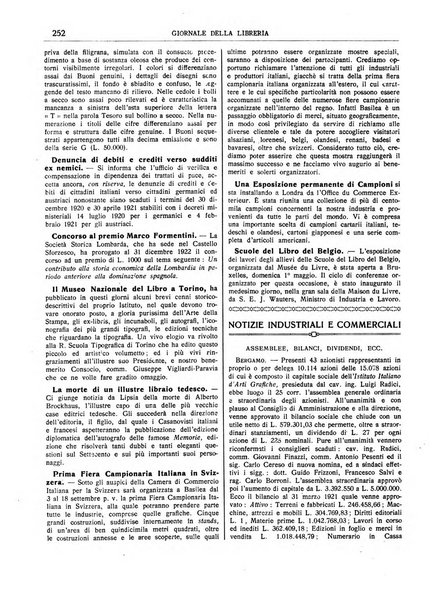 Giornale della libreria della tipografia e delle arti e industrie affini supplemento alla Bibliografia italiana, pubblicato dall'Associazione tipografico-libraria italiana