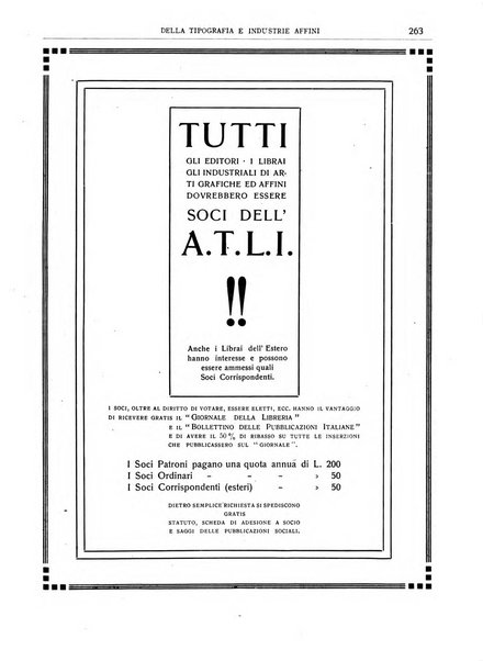 Giornale della libreria della tipografia e delle arti e industrie affini supplemento alla Bibliografia italiana, pubblicato dall'Associazione tipografico-libraria italiana