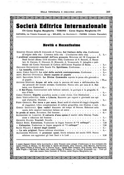 Giornale della libreria della tipografia e delle arti e industrie affini supplemento alla Bibliografia italiana, pubblicato dall'Associazione tipografico-libraria italiana