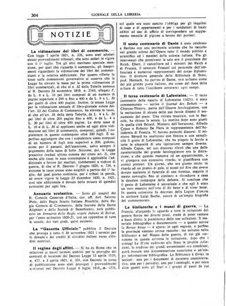 Giornale della libreria della tipografia e delle arti e industrie affini supplemento alla Bibliografia italiana, pubblicato dall'Associazione tipografico-libraria italiana