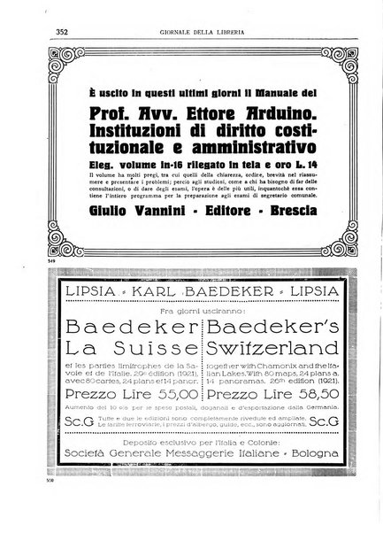 Giornale della libreria della tipografia e delle arti e industrie affini supplemento alla Bibliografia italiana, pubblicato dall'Associazione tipografico-libraria italiana