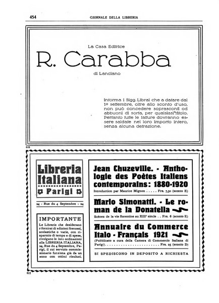 Giornale della libreria della tipografia e delle arti e industrie affini supplemento alla Bibliografia italiana, pubblicato dall'Associazione tipografico-libraria italiana