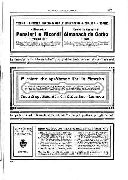 Giornale della libreria della tipografia e delle arti e industrie affini supplemento alla Bibliografia italiana, pubblicato dall'Associazione tipografico-libraria italiana