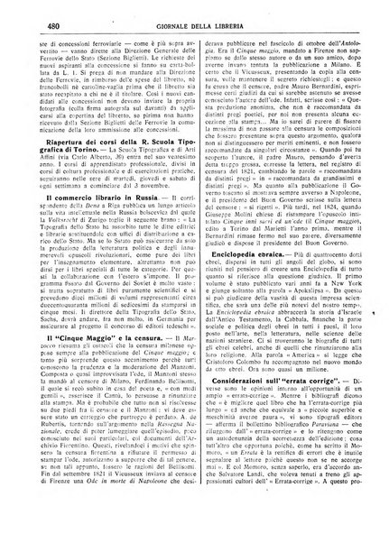 Giornale della libreria della tipografia e delle arti e industrie affini supplemento alla Bibliografia italiana, pubblicato dall'Associazione tipografico-libraria italiana