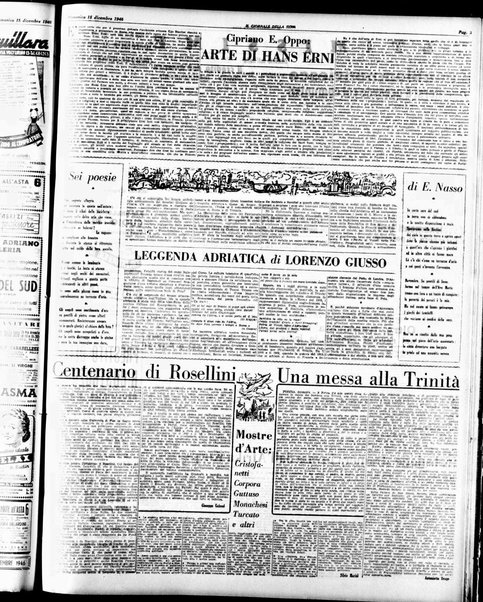 Il giornale della sera : quotidiano indipendente di informazioni