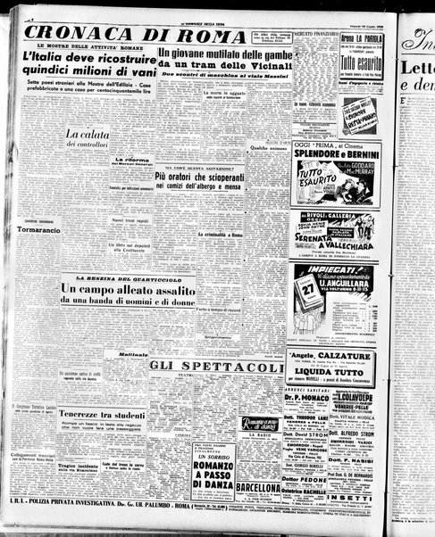 Il giornale della sera : quotidiano indipendente di informazioni