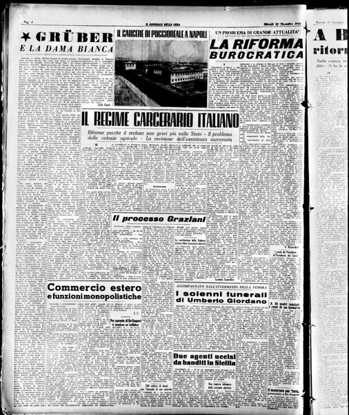 Il giornale della sera : quotidiano indipendente di informazioni