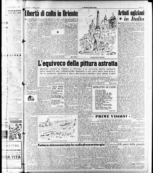 Il giornale della sera : quotidiano indipendente di informazioni