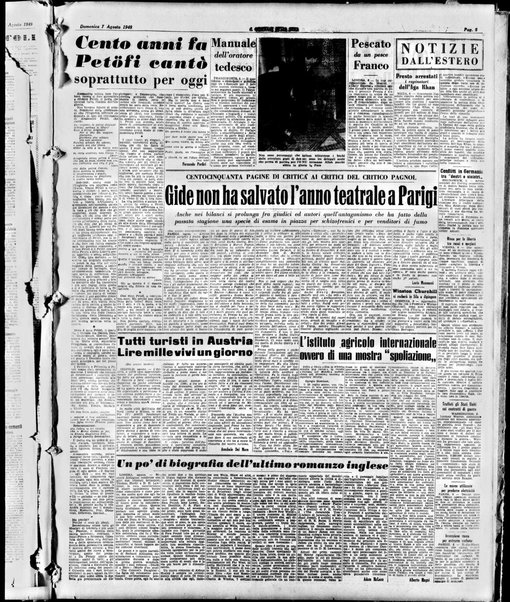 Il giornale della sera : quotidiano indipendente di informazioni