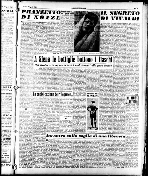 Il giornale della sera : quotidiano indipendente di informazioni