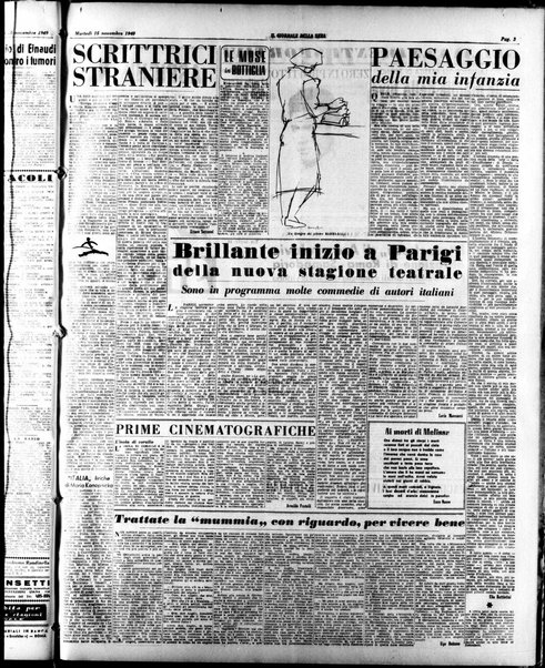 Il giornale della sera : quotidiano indipendente di informazioni