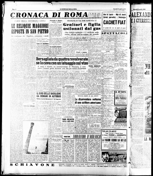 Il giornale della sera : quotidiano indipendente di informazioni