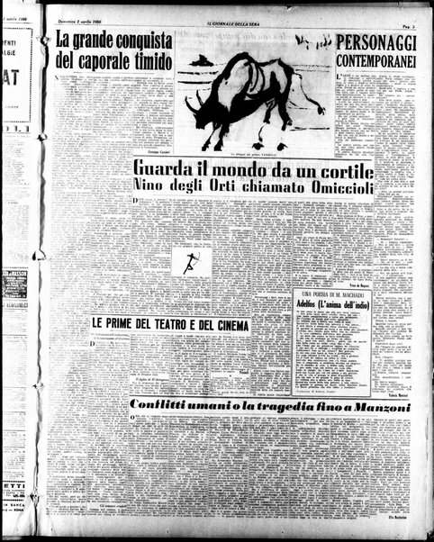 Il giornale della sera : quotidiano indipendente di informazioni