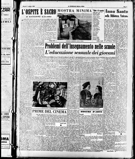 Il giornale della sera : quotidiano indipendente di informazioni