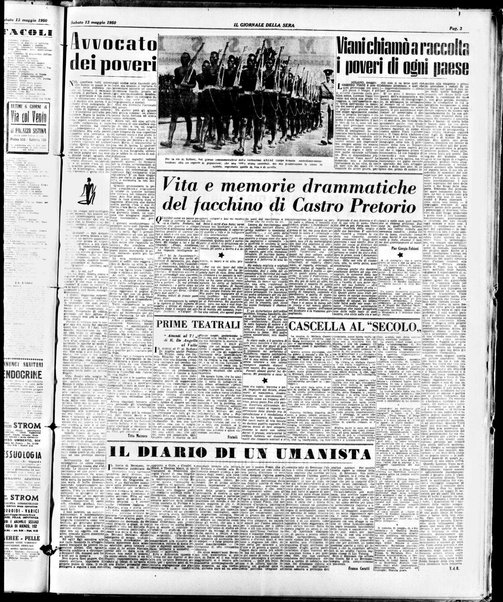 Il giornale della sera : quotidiano indipendente di informazioni