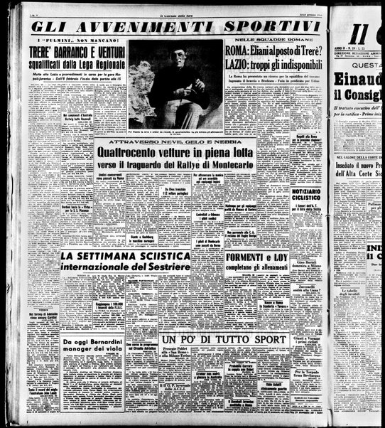 Il giornale della sera : quotidiano indipendente di informazioni